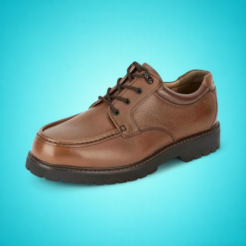 New Men's Dockers Glacier Synthetic Leather Rugged Casual Oxford Shoe, Size 11.5